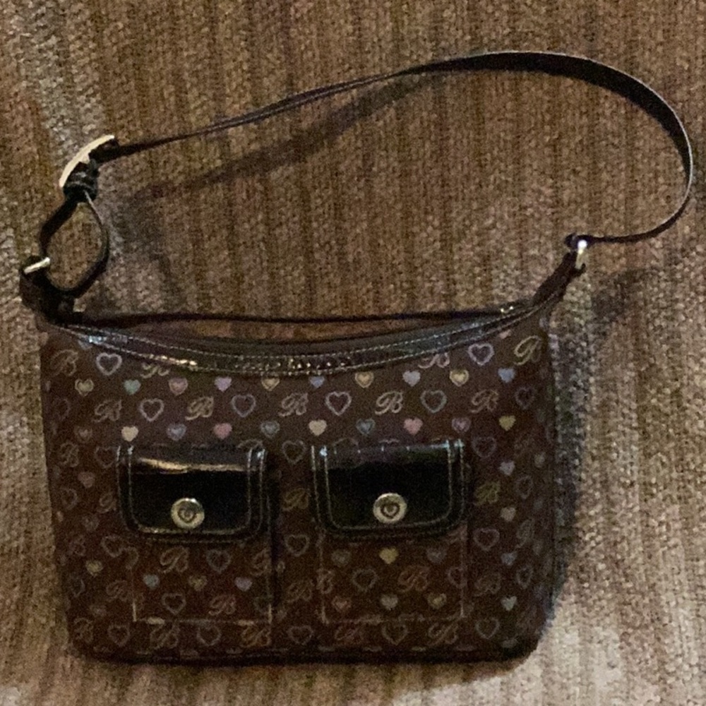 Brighton Logo Heart Shoulder Bag
